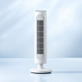 Portable Oscillating Fan — white bladeless tower fan